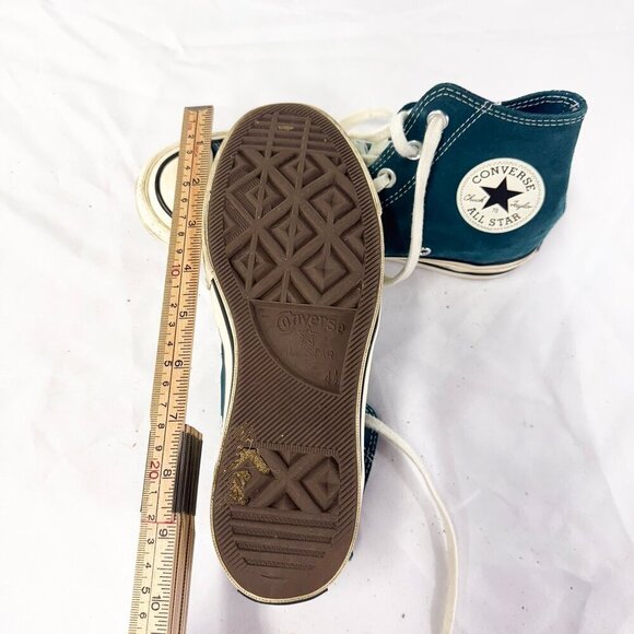 CHUCK TAYLOR CONVERSE TURQUOISE BLUE SUEDE SHOES 70S STYLE SIZE 6.5 - Picture 6 of 7